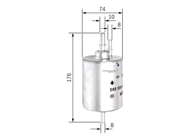 BOSCH F 026 403 003 Číslo výrobce: F 3003. EAN: 4047024201491.