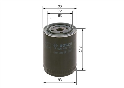 BOSCH F 026 407 053 Číslo výrobce: P 7053. EAN: 4047024374225.