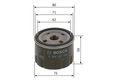 BOSCH F 026 407 055 Číslo výrobce: P 7055. EAN: 4047024374256.
