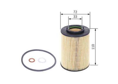 BOSCH F 026 407 061 Číslo výrobce: P 7061. EAN: 4047024373433.