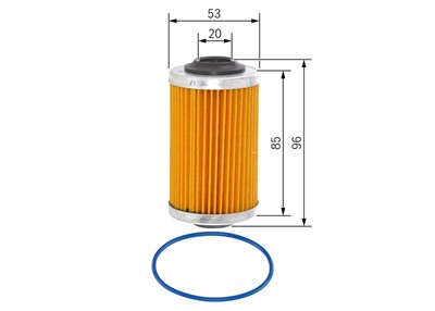 BOSCH F 026 407 109 Číslo výrobce: P 7109. EAN: 4047024902244.