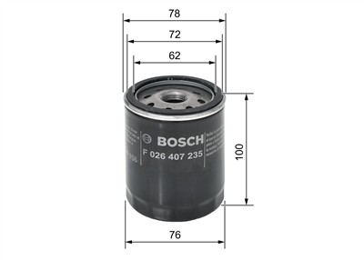 BOSCH F 026 407 235 Číslo výrobce: P 7235. EAN: 4047026211993.