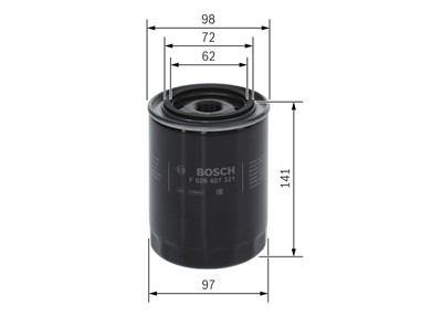 BOSCH F 026 407 321 Číslo výrobce: P 7321. EAN: 4047023090188.