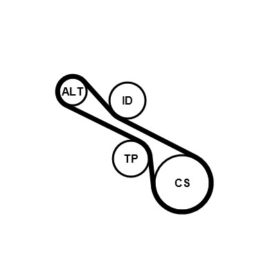 CONTITECH 6PK1230K1 Číslo výrobce: 6 PK 1230. EAN: 4010858993443.