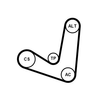 CONTITECH 6PK1244K2 Číslo výrobce: 6 PK 1244. EAN: 4010858996178.