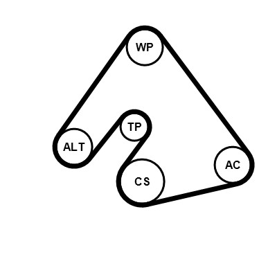 CONTITECH 6PK1400K1 Číslo výrobce: 6PK1400. EAN: 4010858996697.