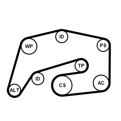 CONTITECH 8PK2035K1 Číslo výrobce: 8 PK 2035. EAN: 4010858994273.
