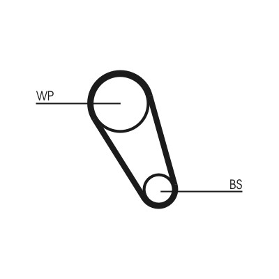 CONTITECH CT1143WP2 Číslo výrobce: CT1143. EAN: 4010858136321.