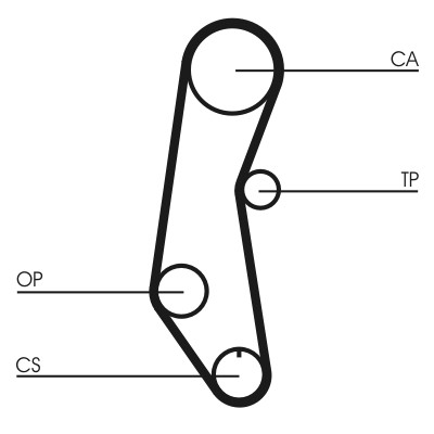 CONTITECH CT650 Číslo výrobce: 439 LA 059. EAN: 4010858849191.