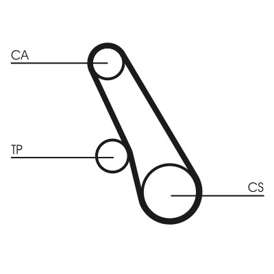 CONTITECH CT1109 Číslo výrobce: CT1039. EAN: 4010858082581.