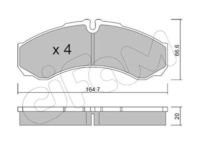 CIFAM 822-212-6 Číslo výrobce: 29121. EAN: 8032747647530.
