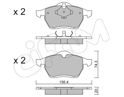 CIFAM 822-279-0 Číslo výrobce: 21848. EAN: 8032747648896.