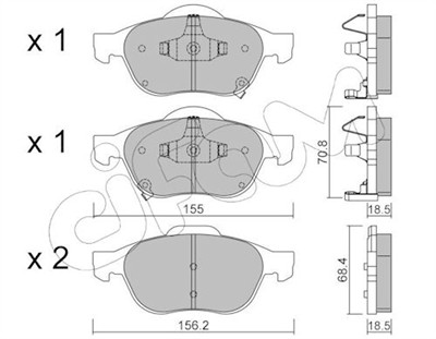 CIFAM 822-448-0 Číslo výrobce: 23996. EAN: 8032747651599.