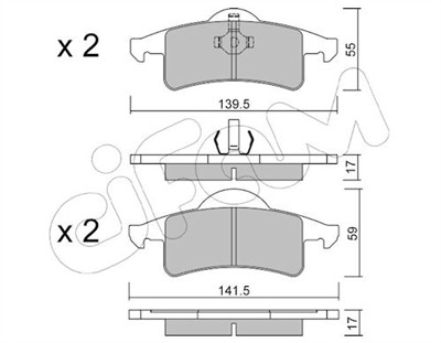 CIFAM 822-526-0 Číslo výrobce: 23338. EAN: 8032747652503.