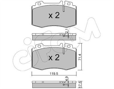CIFAM 822-563-5 Číslo výrobce: 23045. EAN: 8032747653333.