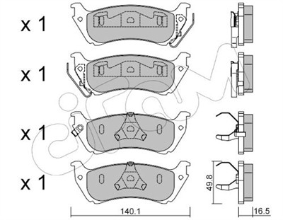 CIFAM 822-570-0 Číslo výrobce: 23189. EAN: 8032747653487.
