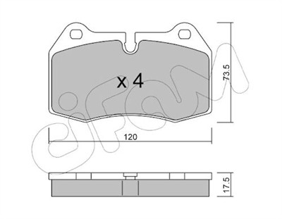 CIFAM 822-645-0 Číslo výrobce: 21471. EAN: 8032747654507.