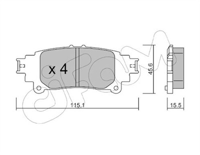 CIFAM 822-977-0 Číslo výrobce: 22253. EAN: 8032747137840.