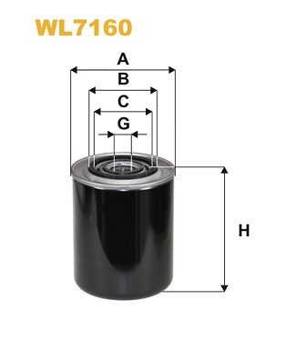 WIX FILTERS WL7160 EAN: 5050026009186.