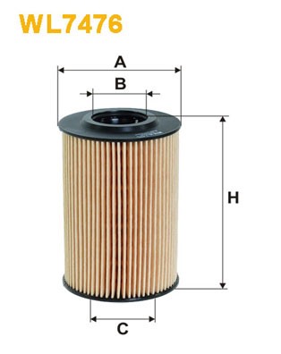 WIX FILTERS WL7476 EAN: 5904608747600.