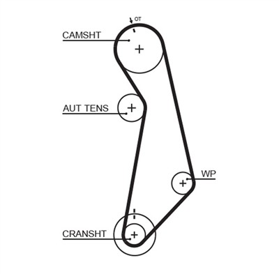 GATES 5489XS Číslo výrobce: 859715489. EAN: 5412571025224.