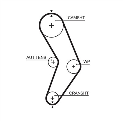 GATES K015662XS Číslo výrobce: 5662XS. EAN: 5414465102035.