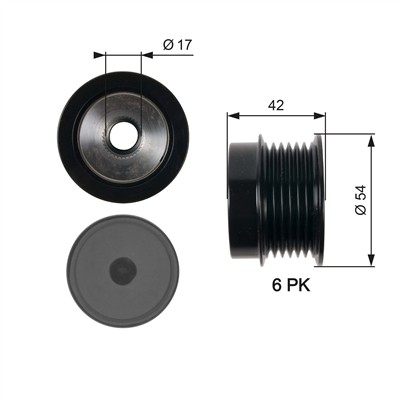 GATES OAP7035 Číslo výrobce: 7789-10064. EAN: 5414465897733.