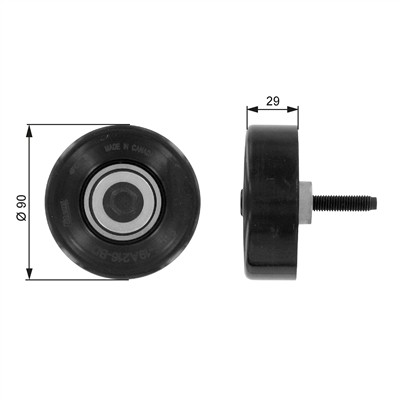 GATES T36089 Číslo výrobce: 7803-21189. EAN: 5414465396663.