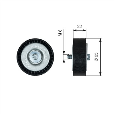 GATES T36734 Číslo výrobce: 7803-21734. EAN: 5414465751455.