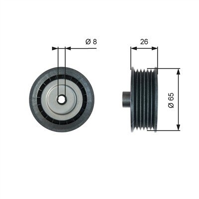GATES T36776 Číslo výrobce: 7803-21776. EAN: 5414465296918.