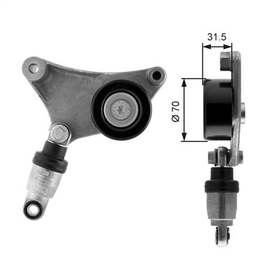 GATES T38216 Číslo výrobce: 7808-21116. EAN: 5414465899867.