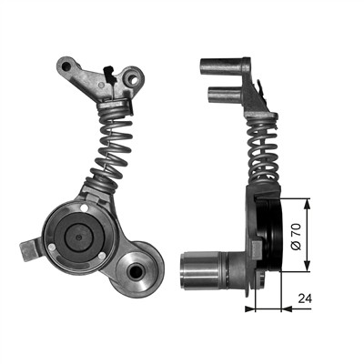 GATES T38406 Číslo výrobce: 7808-21306. EAN: 5414465843204.