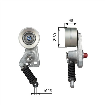 GATES T38705 Číslo výrobce: 7808-26105. EAN: 5414465454172.