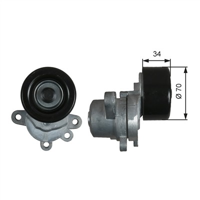 GATES T39155 Číslo výrobce: 7808-21555. EAN: 5414465464027.