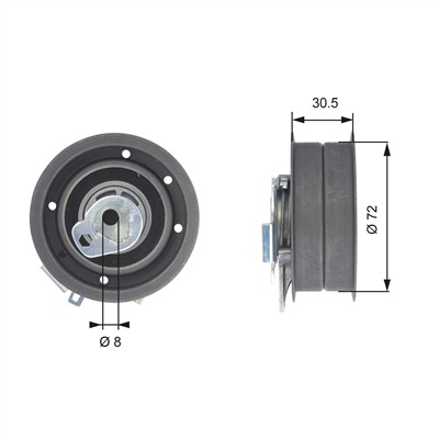 GATES T43010 Číslo výrobce: 7784-21010. EAN: 5414465391897.