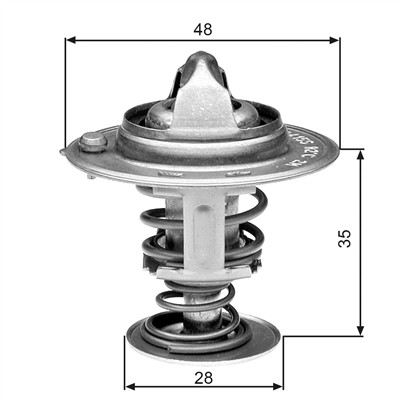 GATES TH30082G1 Číslo výrobce: 7412-10440. EAN: 5414465358357.