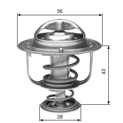 GATES TH31271G1 Číslo výrobce: 7412-10487. EAN: 5414465448812.