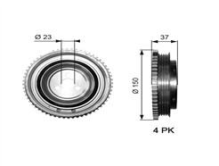 GATES TVD1053 DriveAlign™
