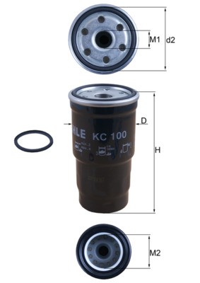 KNECHT KC 100D Číslo výrobce: 79881442. EAN: 4009026069769.