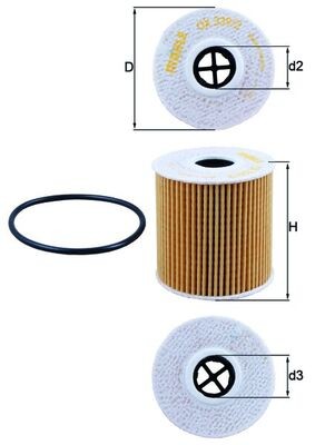 KNECHT OX 339/2D Číslo výrobce: 76832398. EAN: 4009026506141.