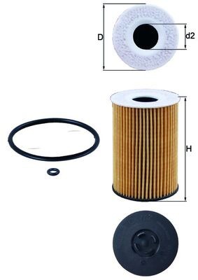KNECHT OX 787D Číslo výrobce: 70589094. EAN: 4009026918845.