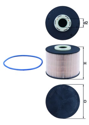 KNECHT KX 331D Číslo výrobce: 70526527. EAN: 4009026750223.