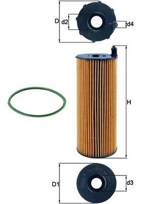 KNECHT OX 196/3D Číslo výrobce: 70372775. EAN: 4009026607794.