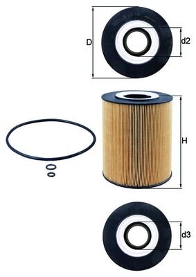 KNECHT OX 146D Číslo výrobce: 79605635. EAN: 4009026051696.