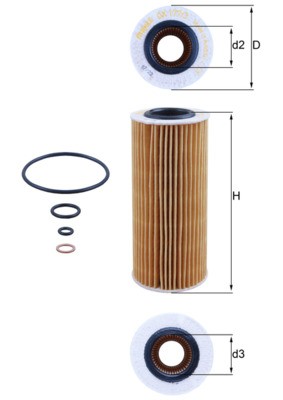 KNECHT OX 177/3D Číslo výrobce: 76564454. EAN: 4009026308547.