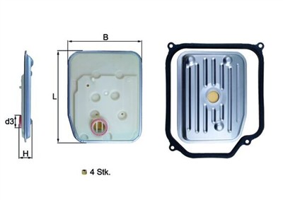 KNECHT HX 147KIT1 Číslo výrobce: 72437242. EAN: 4009026968413.