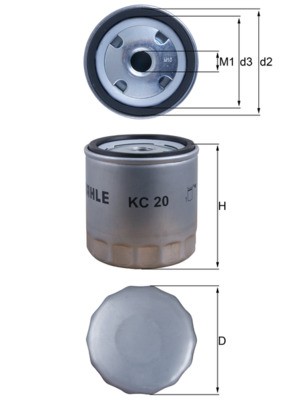 KNECHT KC 20 Číslo výrobce: 77778418. EAN: 4009026008218.
