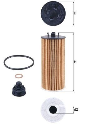 KNECHT OX 815/1D Číslo výrobce: 72469676. EAN: 4057635006392.