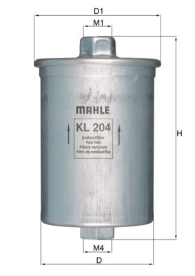 KNECHT KL 204 Číslo výrobce: 78434482. EAN: 4009026102909.