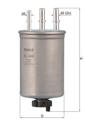 KNECHT KL 446 Číslo výrobce: 76830798. EAN: 4009026503515.